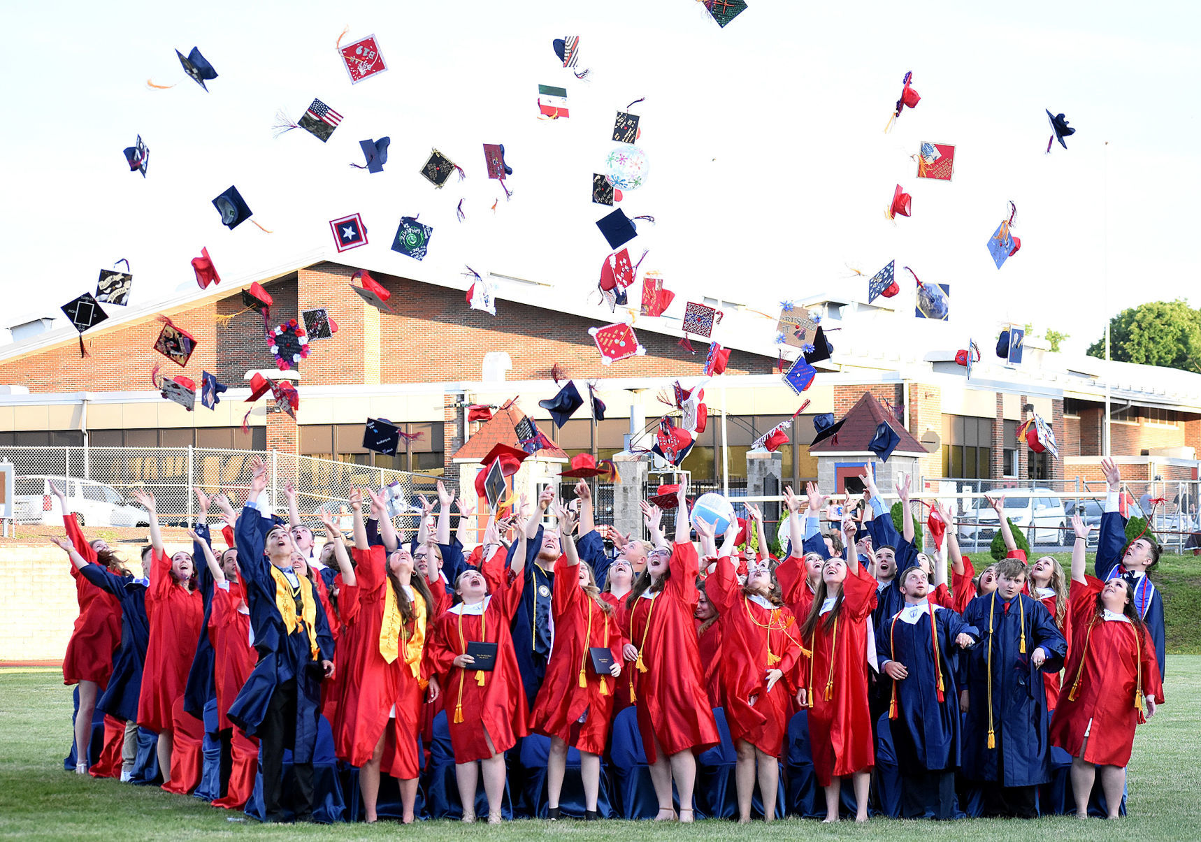 Sayre High graduates 75